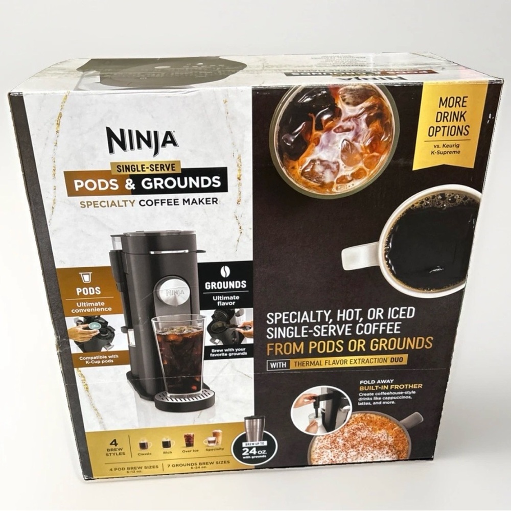 Ninja Pods & Grounds Specialty Coffee Maker - Black